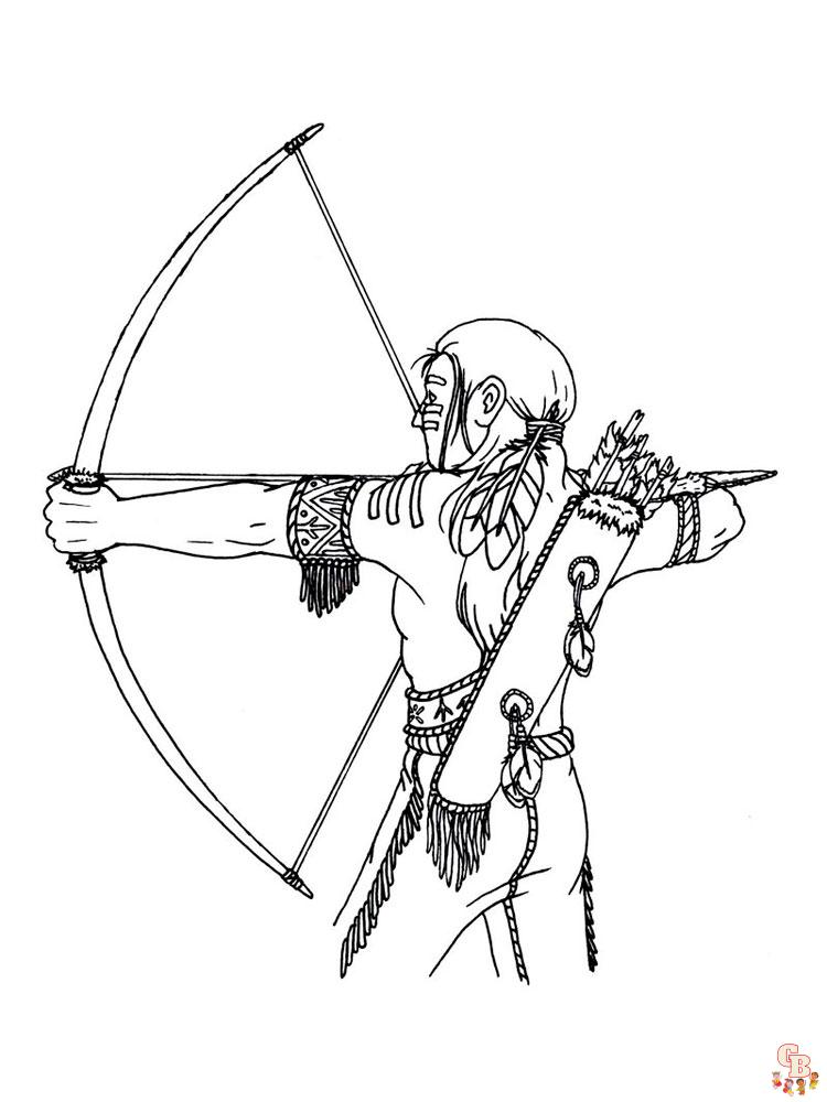 Native American Coloring Pages 27