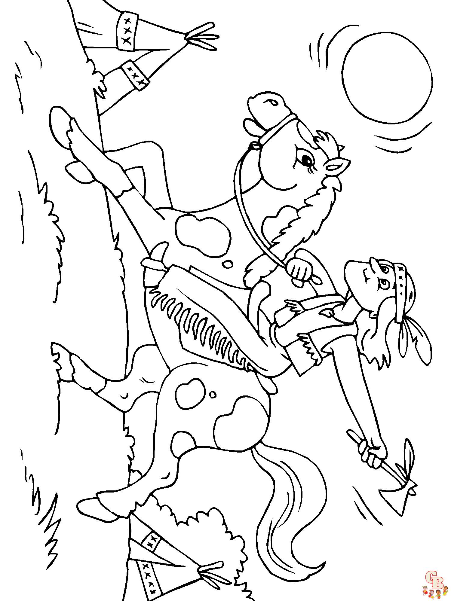 Native American Coloring Pages 4