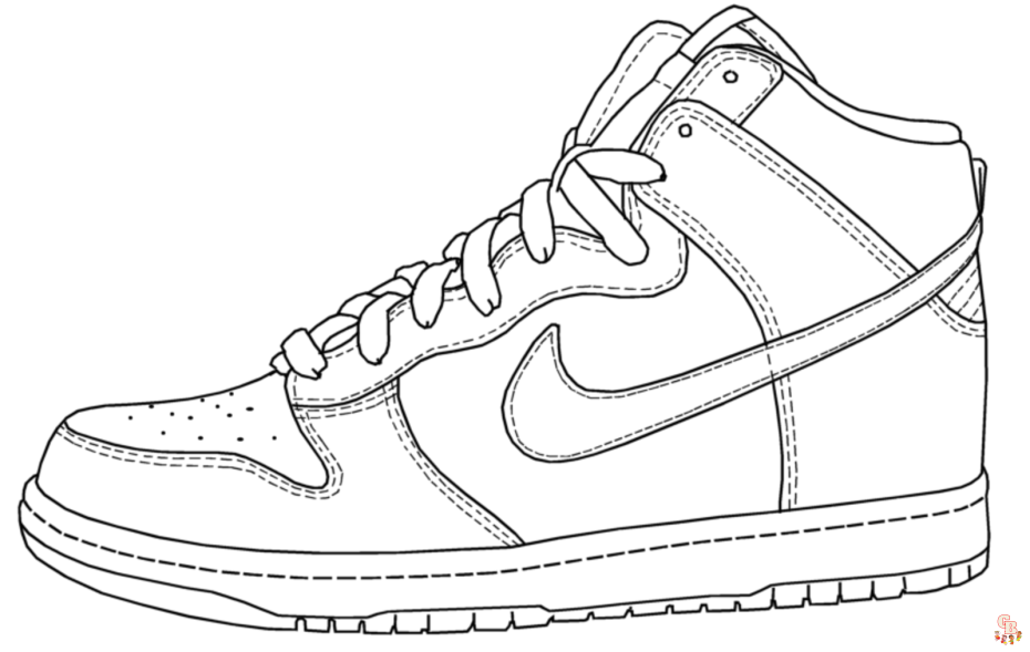 Nike Coloring Pages 1