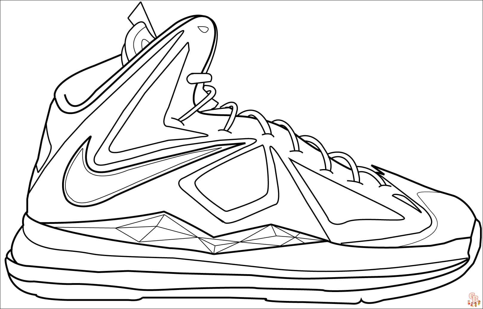 Nike Coloring Pages 4
