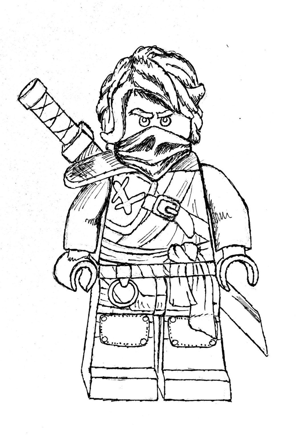 Free Printable Ninjago Lloyd Coloring Pages For Kids