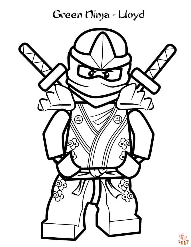 Como desenhar o lego ninja de ninjago 