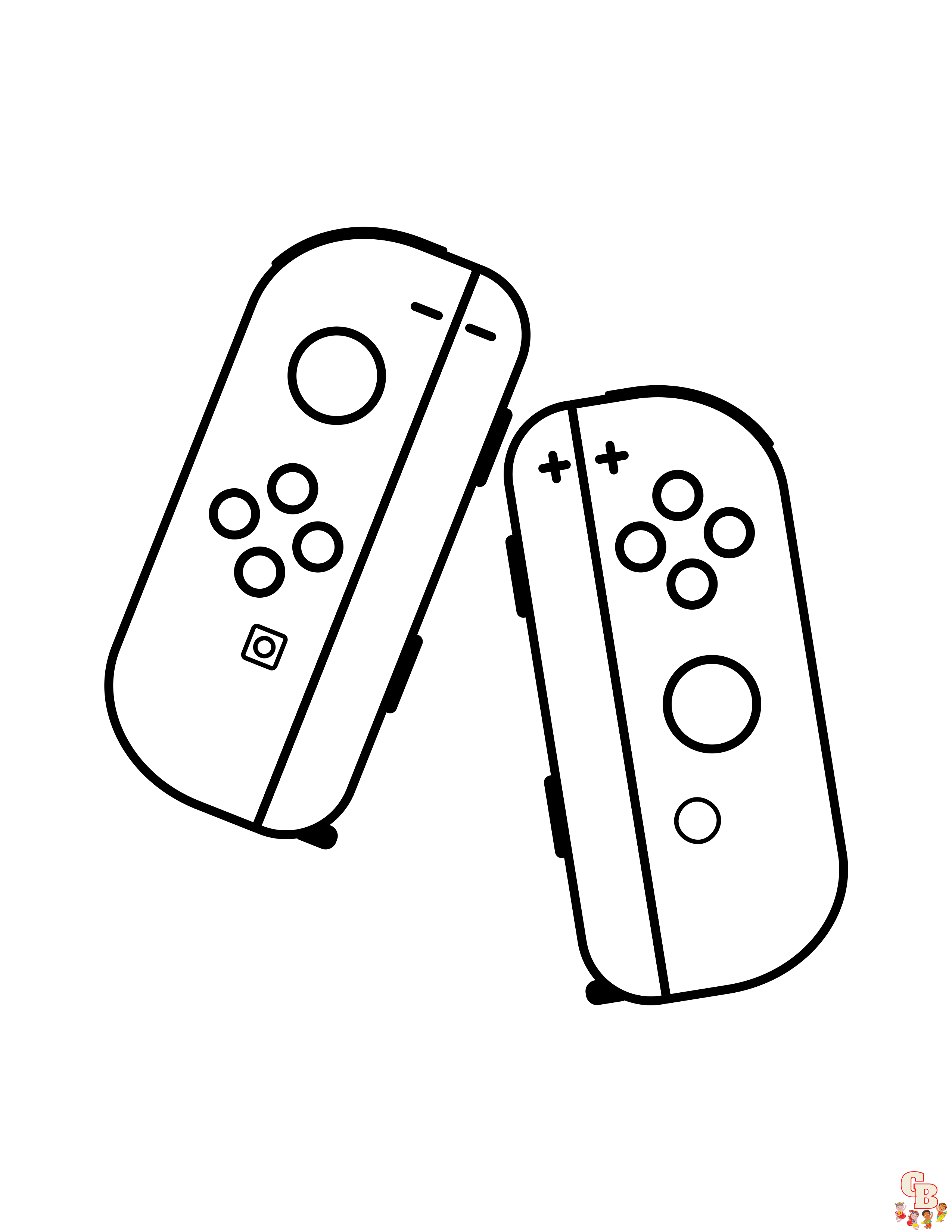 Nintendo Switch Coloring Pages 1