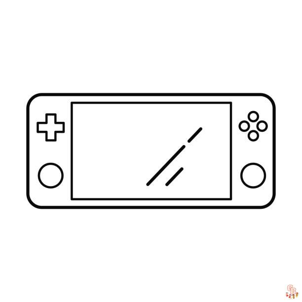 Nintendo Switch Coloring Pages 4