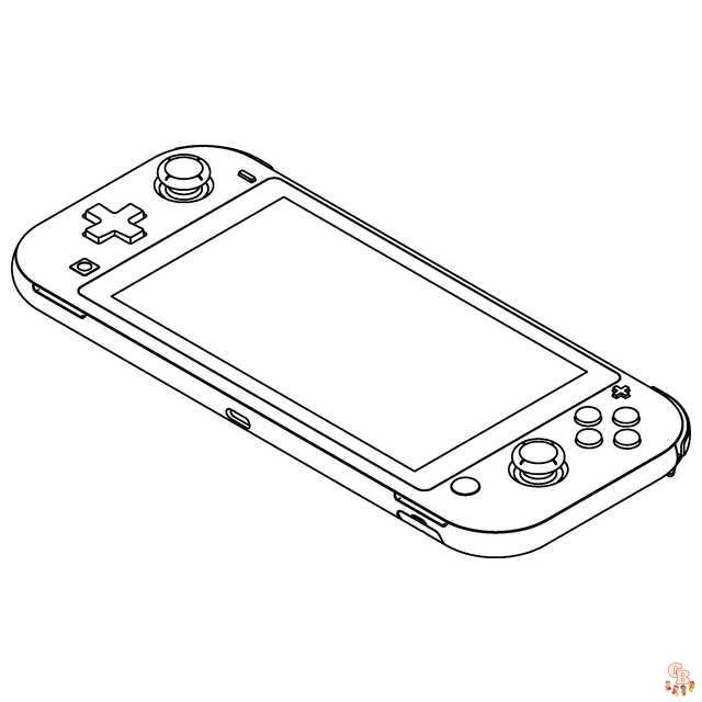 Nintendo Switch Coloring Pages 5