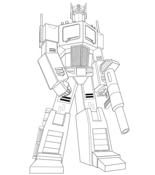 Free Printable Optimus Prime Coloring Pages | GBcoloring