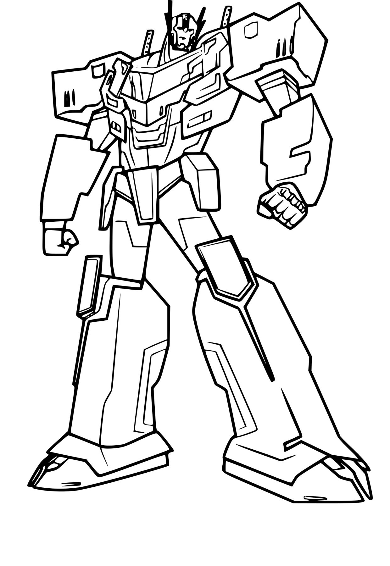 Optimus Prime Coloring Pages 3