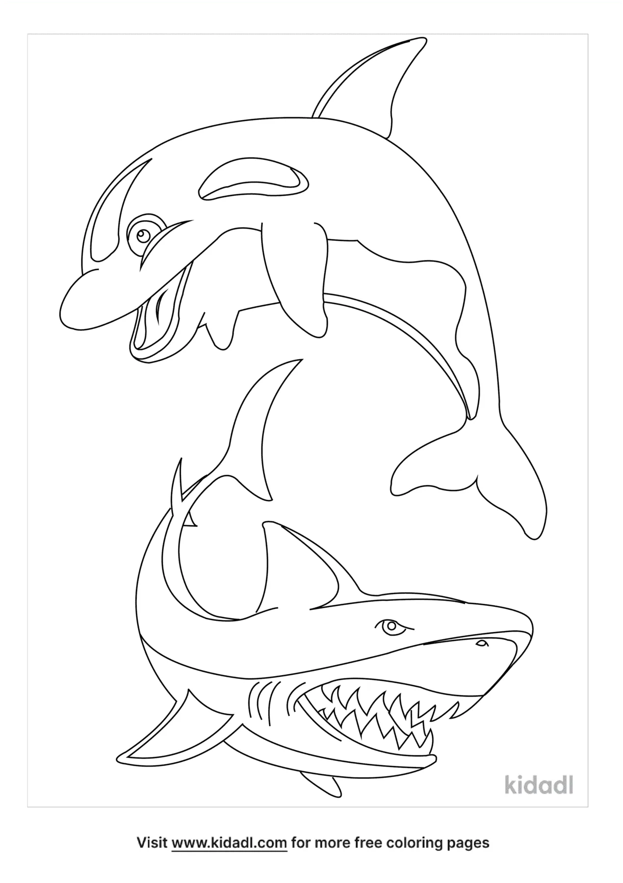 Orca Coloring Pages