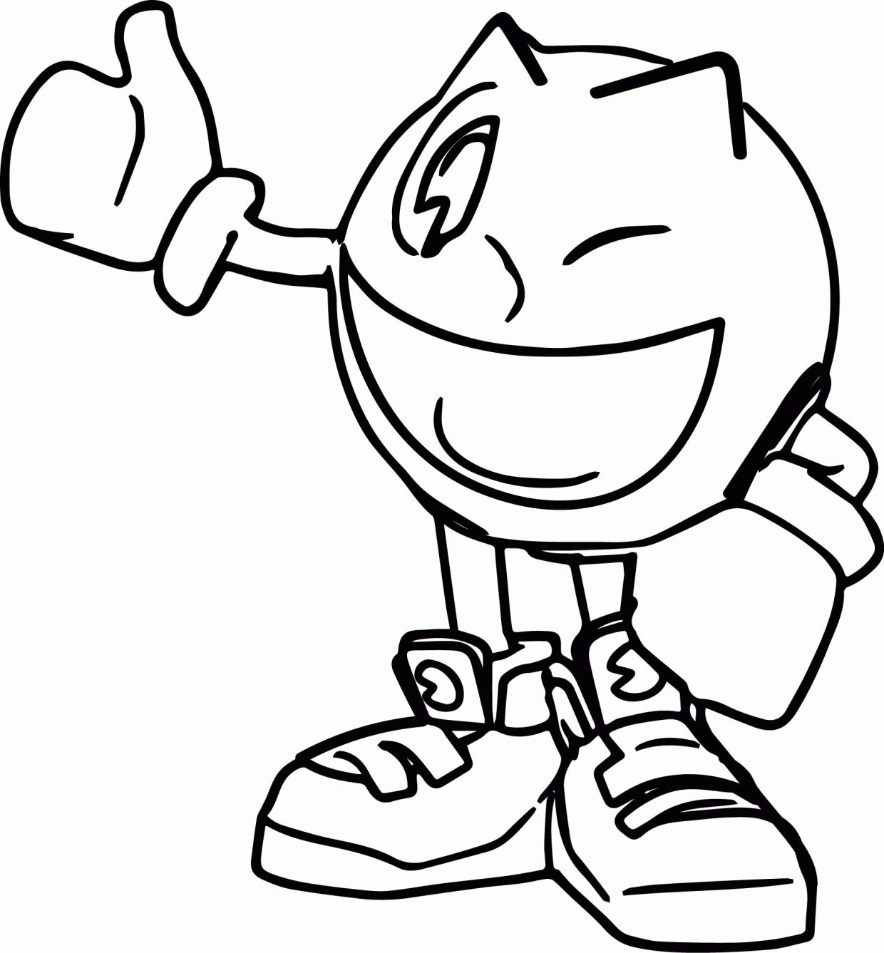 Pac-Man Coloring Pages
