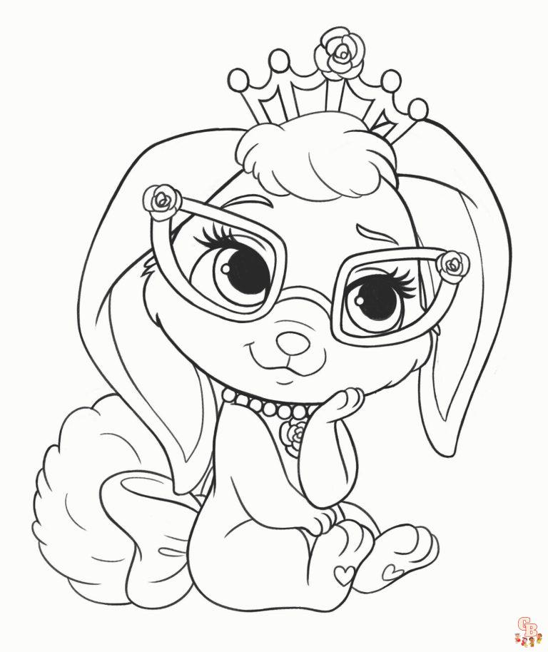 Enjoy Your Time with Palace Pets Coloring Pages - GBcoloring