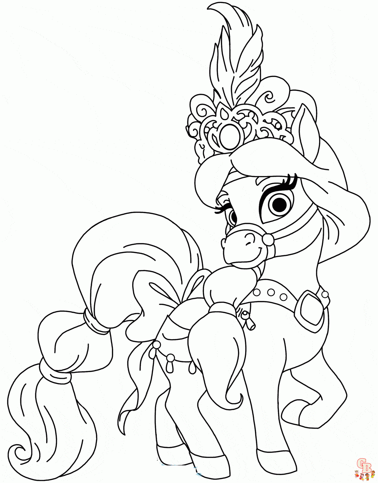 Palace Pets Coloring Pages 2