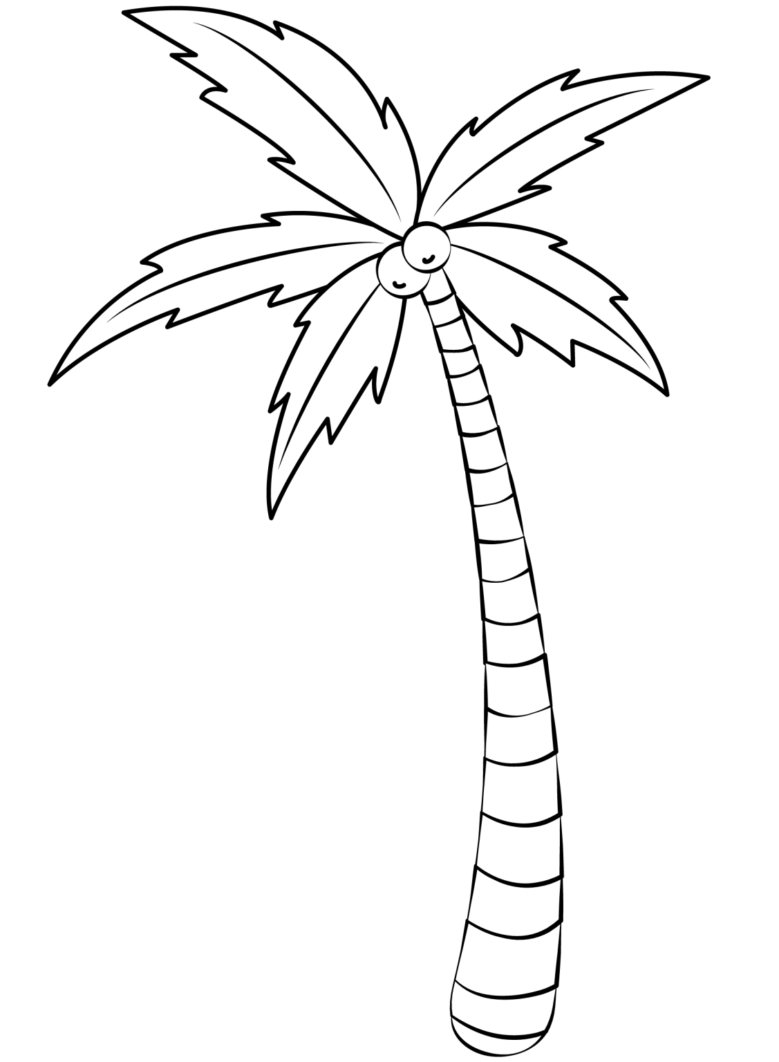 Palm Tree Coloring Pages: Tropical Fun for Kids of All Ages