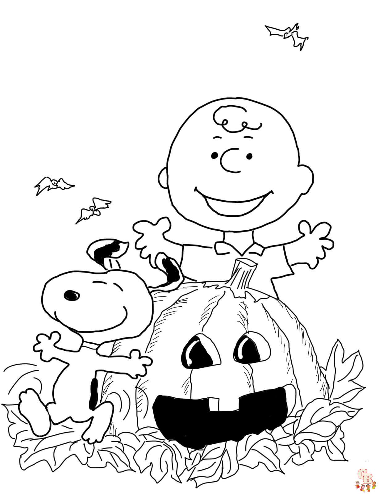 Peanuts Coloring Pages 1