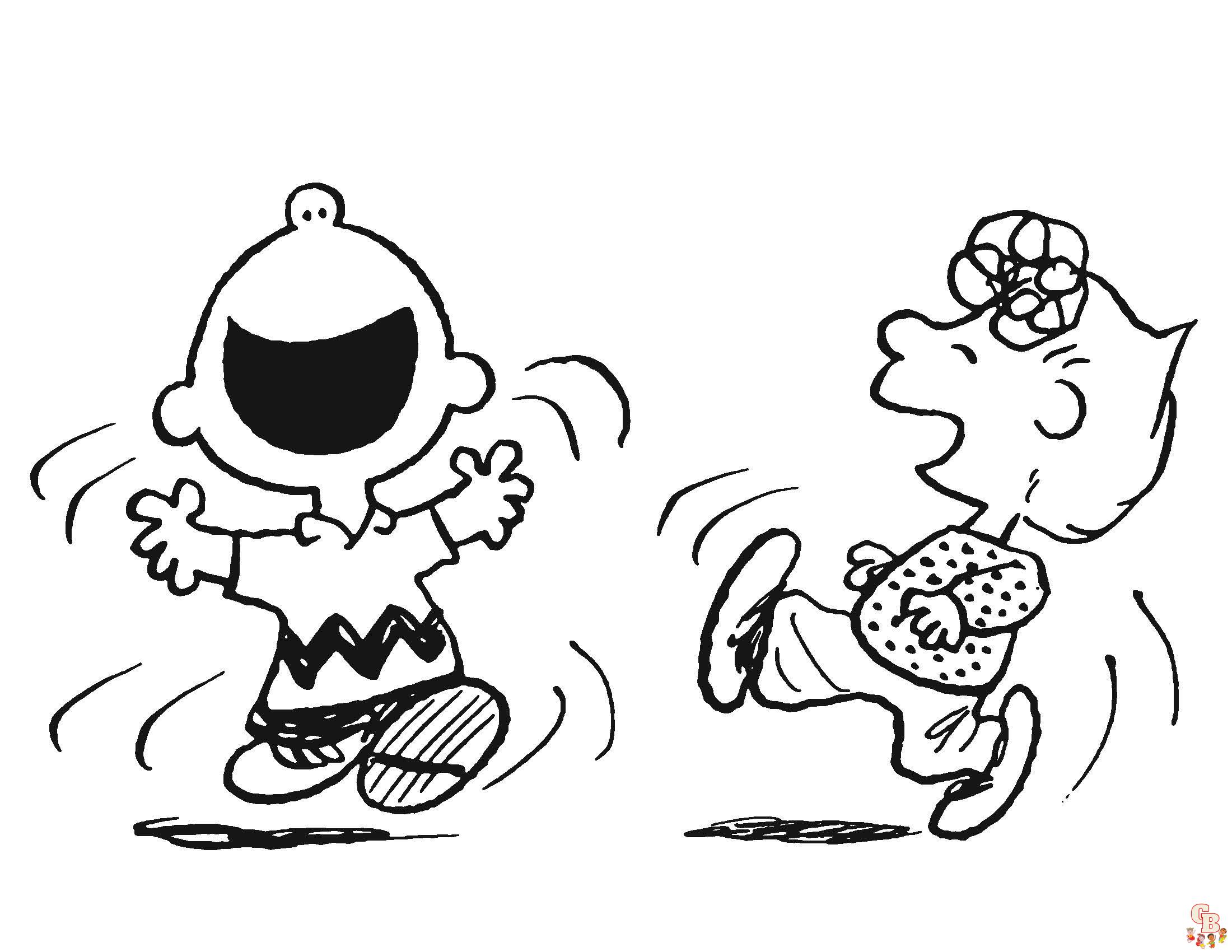Peanuts Coloring Pages 6