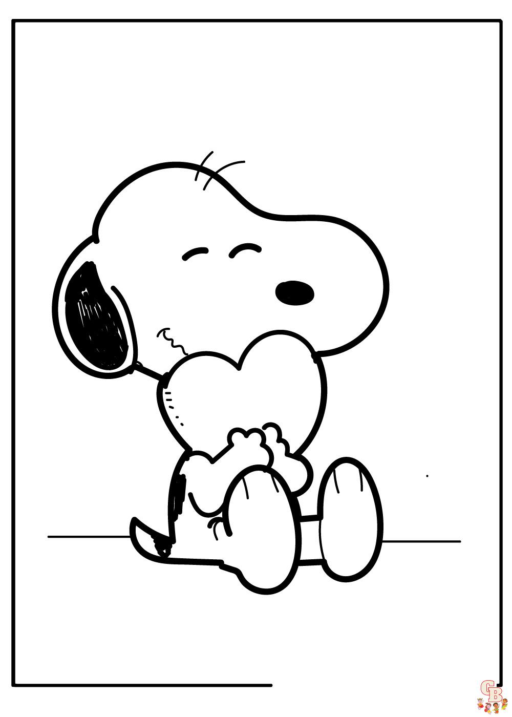 Peanuts Coloring Pages 7