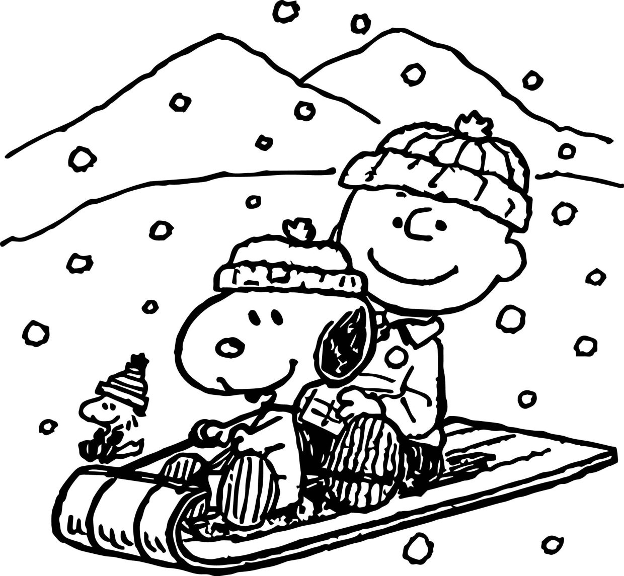 Peanuts Coloring Pages 8