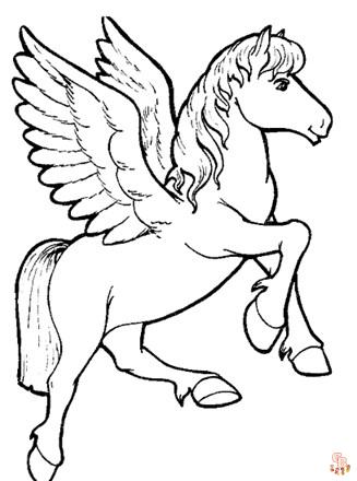 Pegasus Coloring Pages 1