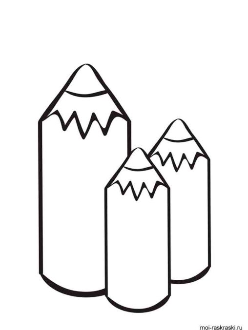 Pencil Coloring Pages Free Printable and Easy Coloring Pages