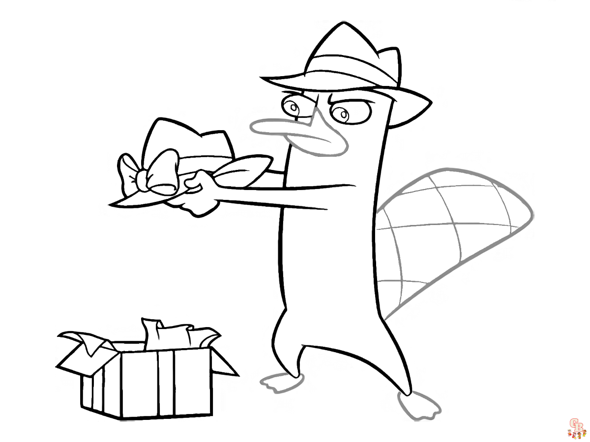Perry the Platypus Coloring Pages 1