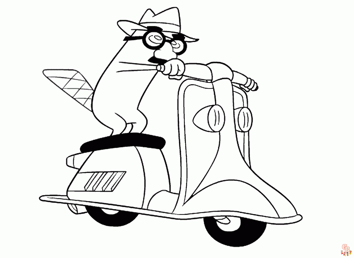 Perry the Platypus Coloring Pages 3