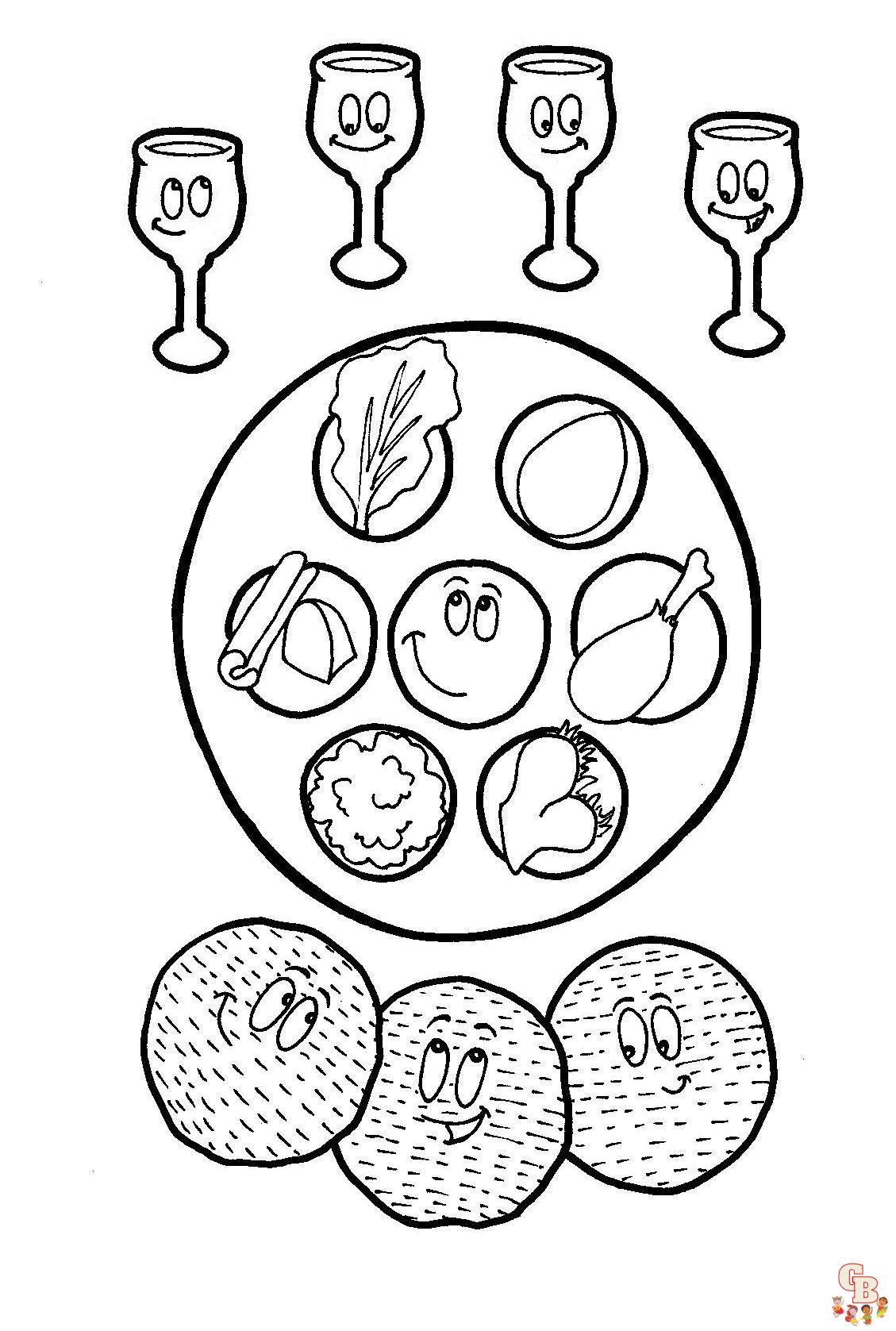 passover story coloring pages