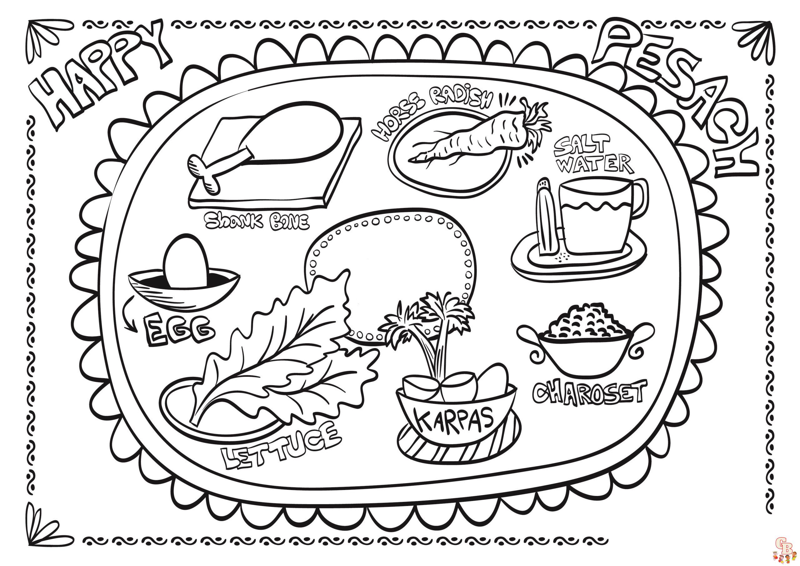 Pesach Coloring Pages 3