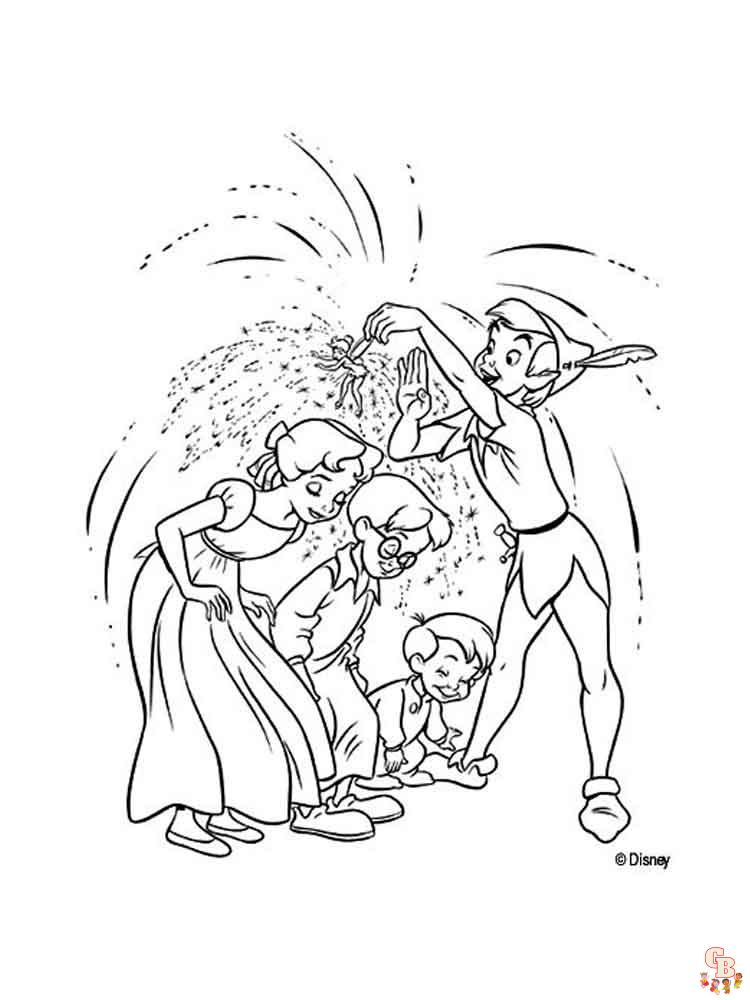 Peter Pan Coloring Pages 10