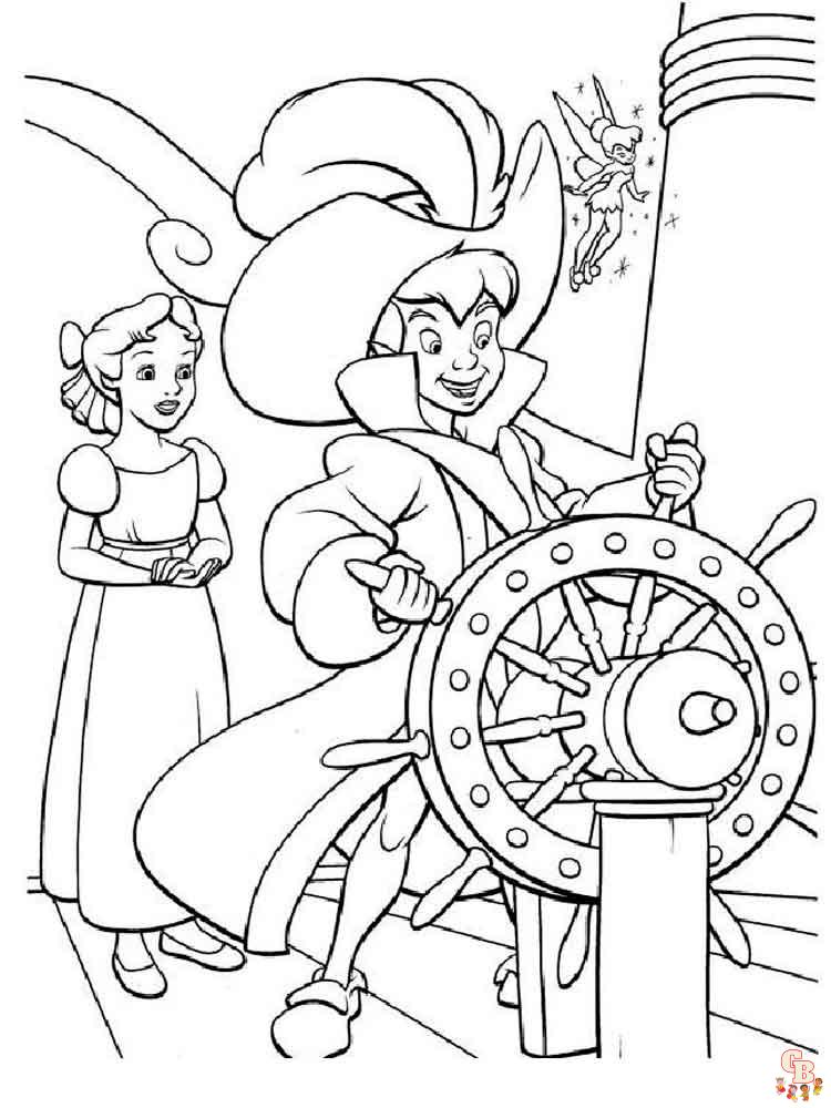 Peter Pan Coloring Pages 11