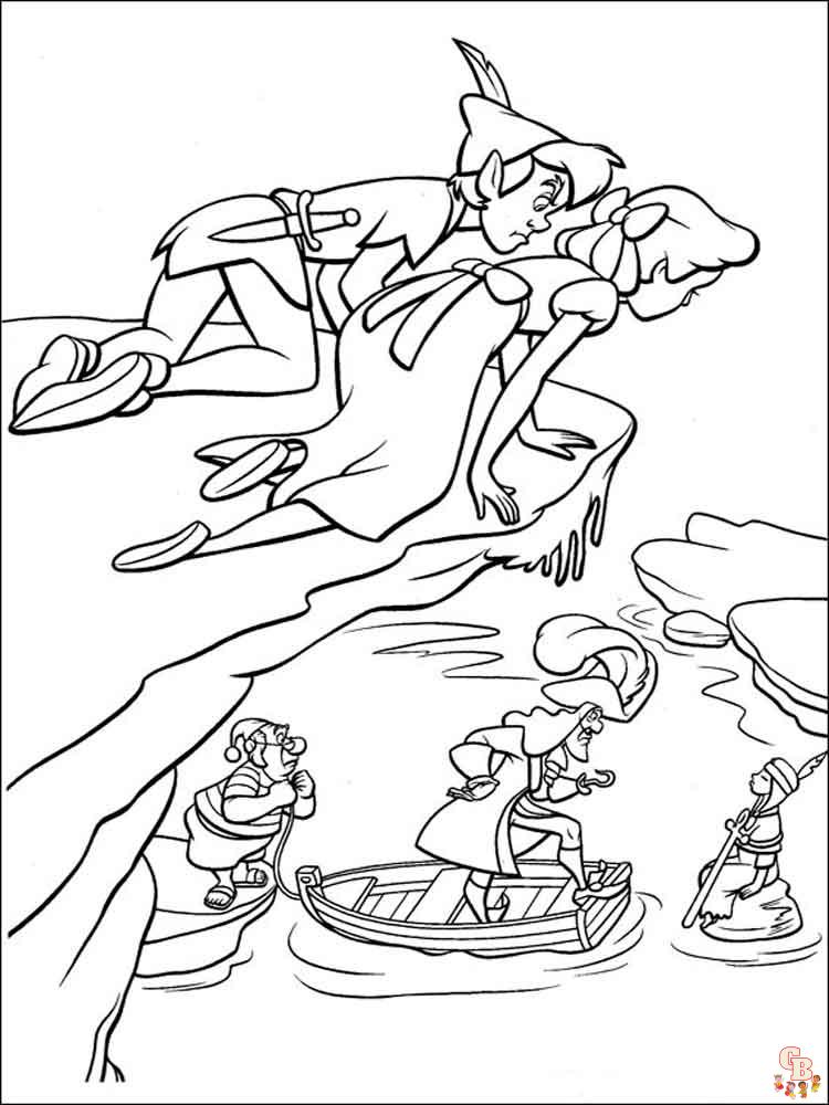 Peter Pan Coloring Pages 14