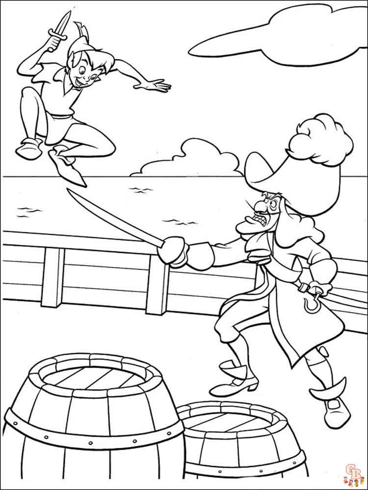 Peter Pan Coloring Pages 17
