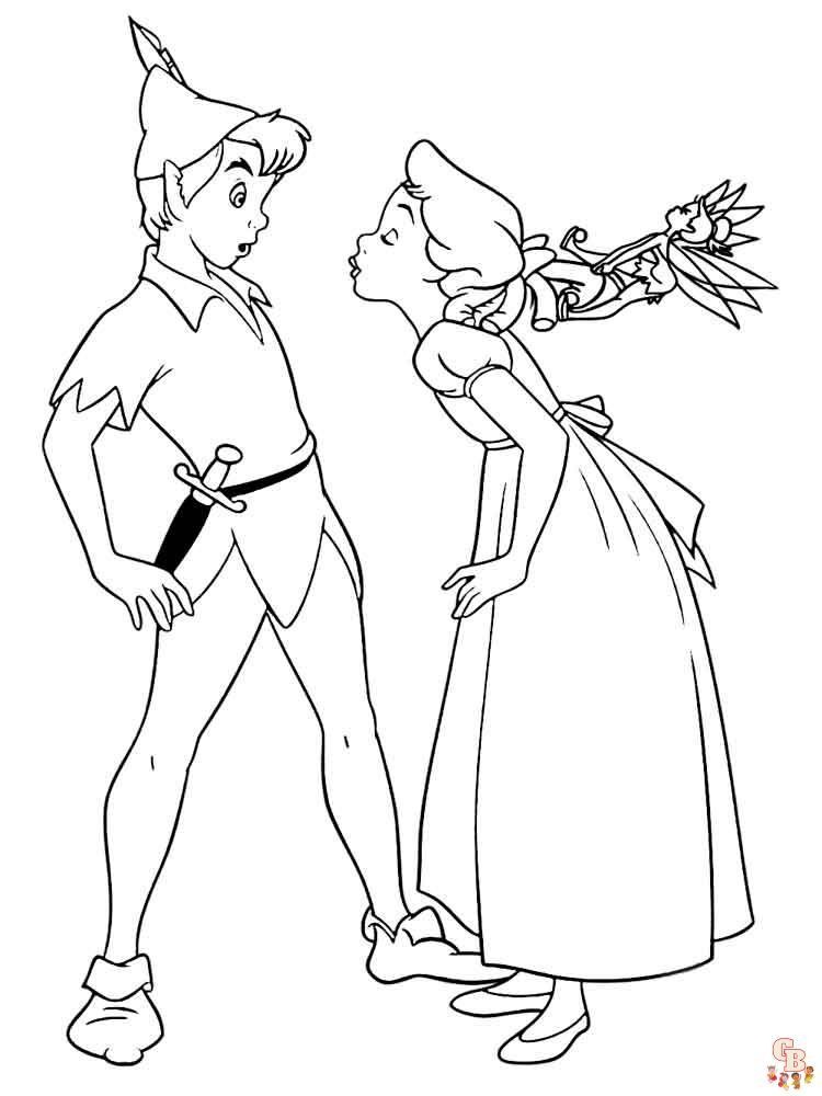 Peter Pan Coloring Pages 18
