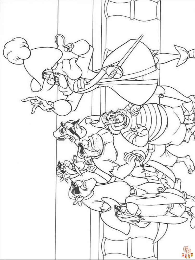 Peter Pan Coloring Pages 19