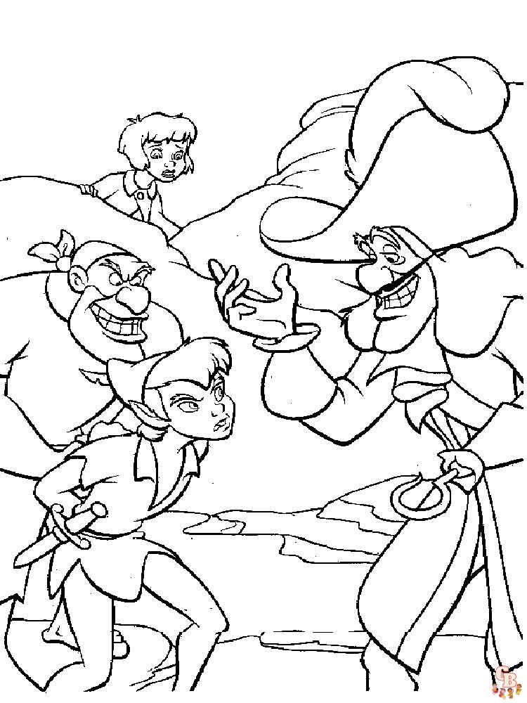 Peter Pan Coloring Pages 20