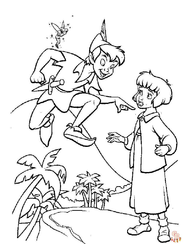 Peter Pan Coloring Pages 23