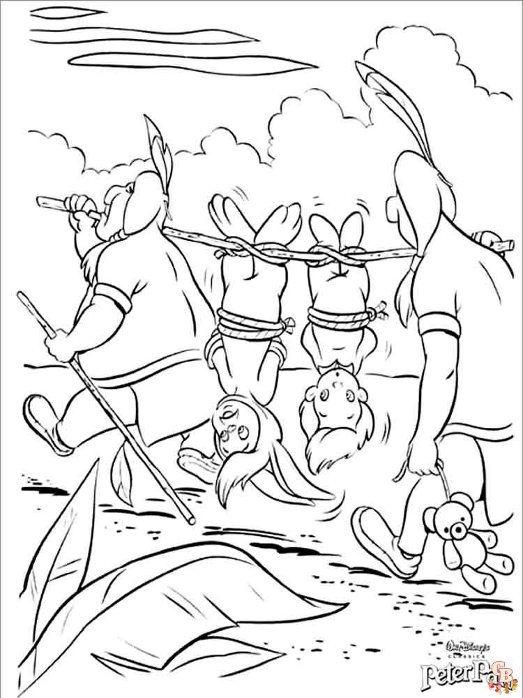 Peter Pan Coloring Pages 29