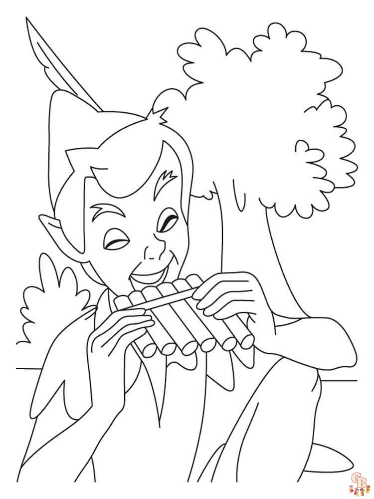 Peter Pan Coloring Pages 5