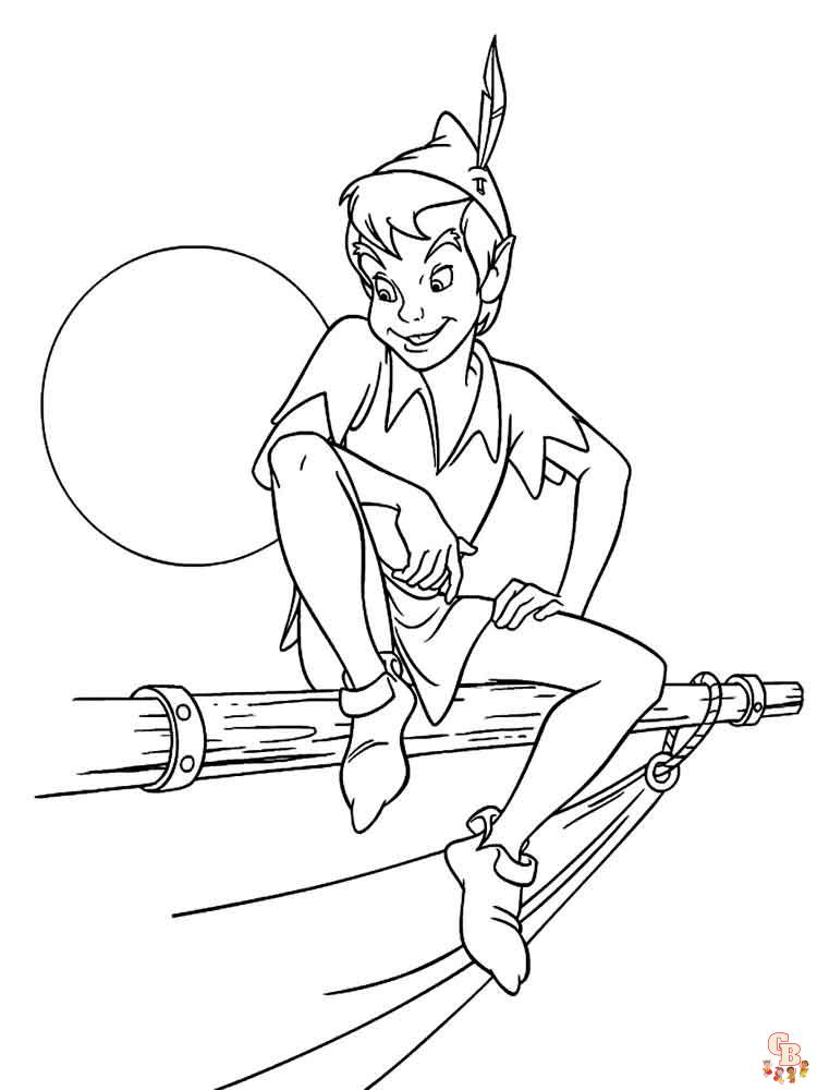 Peter Pan Coloring Pages 6