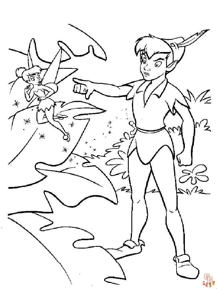 Peter Pan Coloring Pages 7