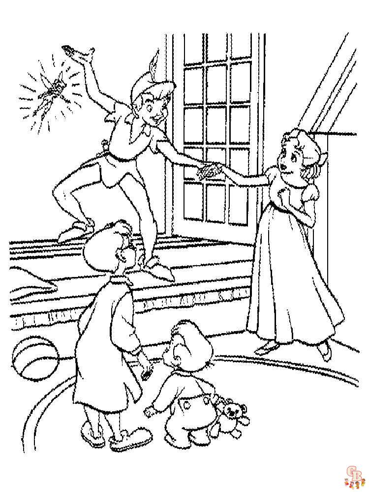 Peter Pan Coloring Pages 8