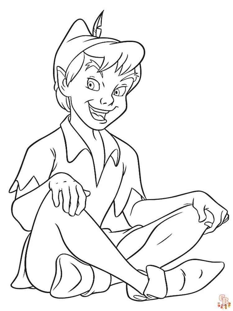Peter Pan Coloring Pages 9
