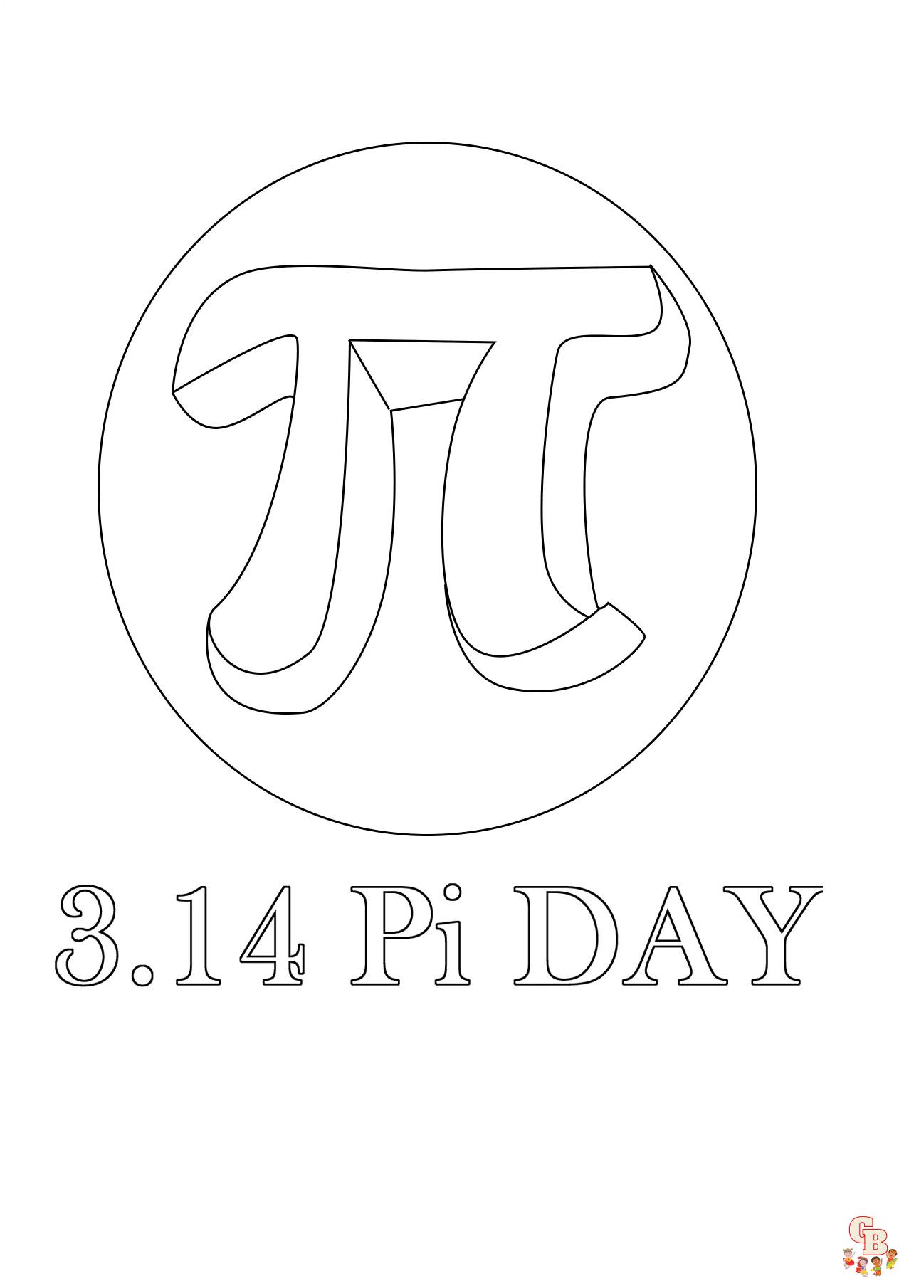 Pi Day Coloring Pages 2