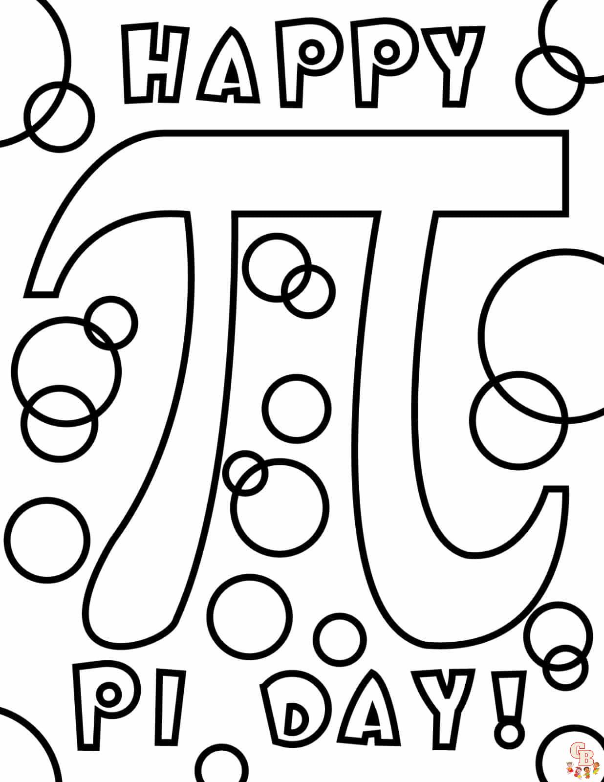 Pi Day Coloring Pages 3