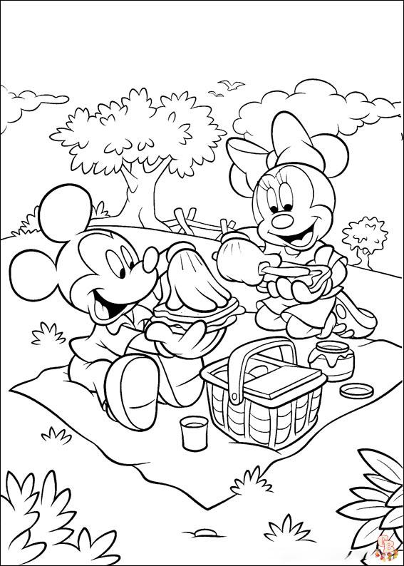 Picnic Coloring Pages02