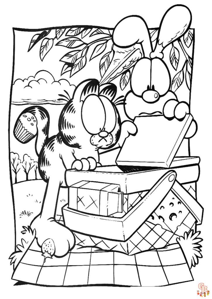 Picnic Coloring Pages05