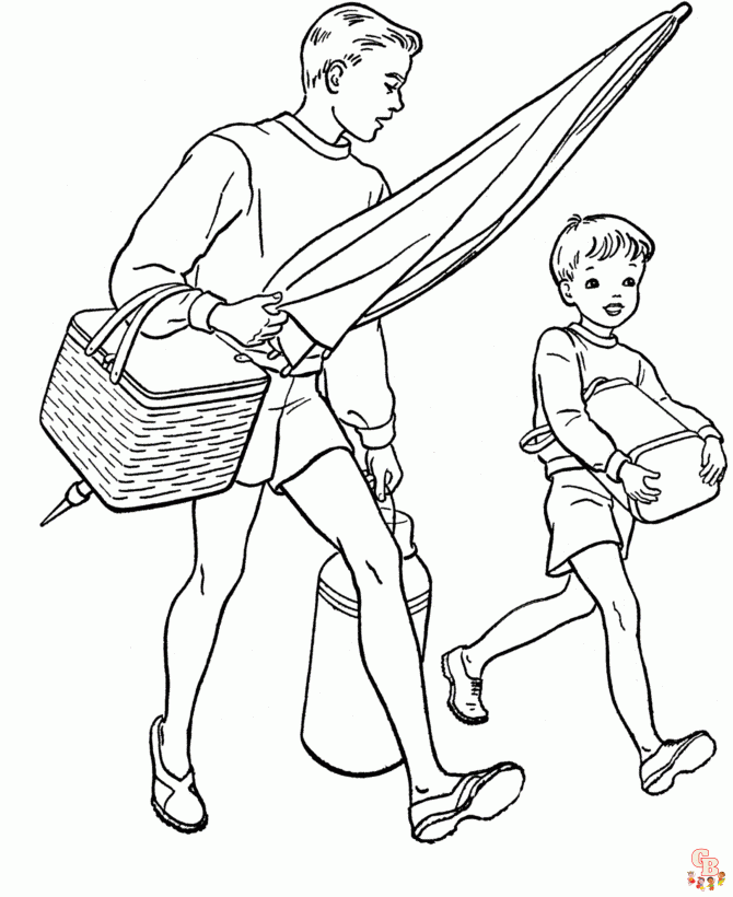 Picnic Coloring Pages18