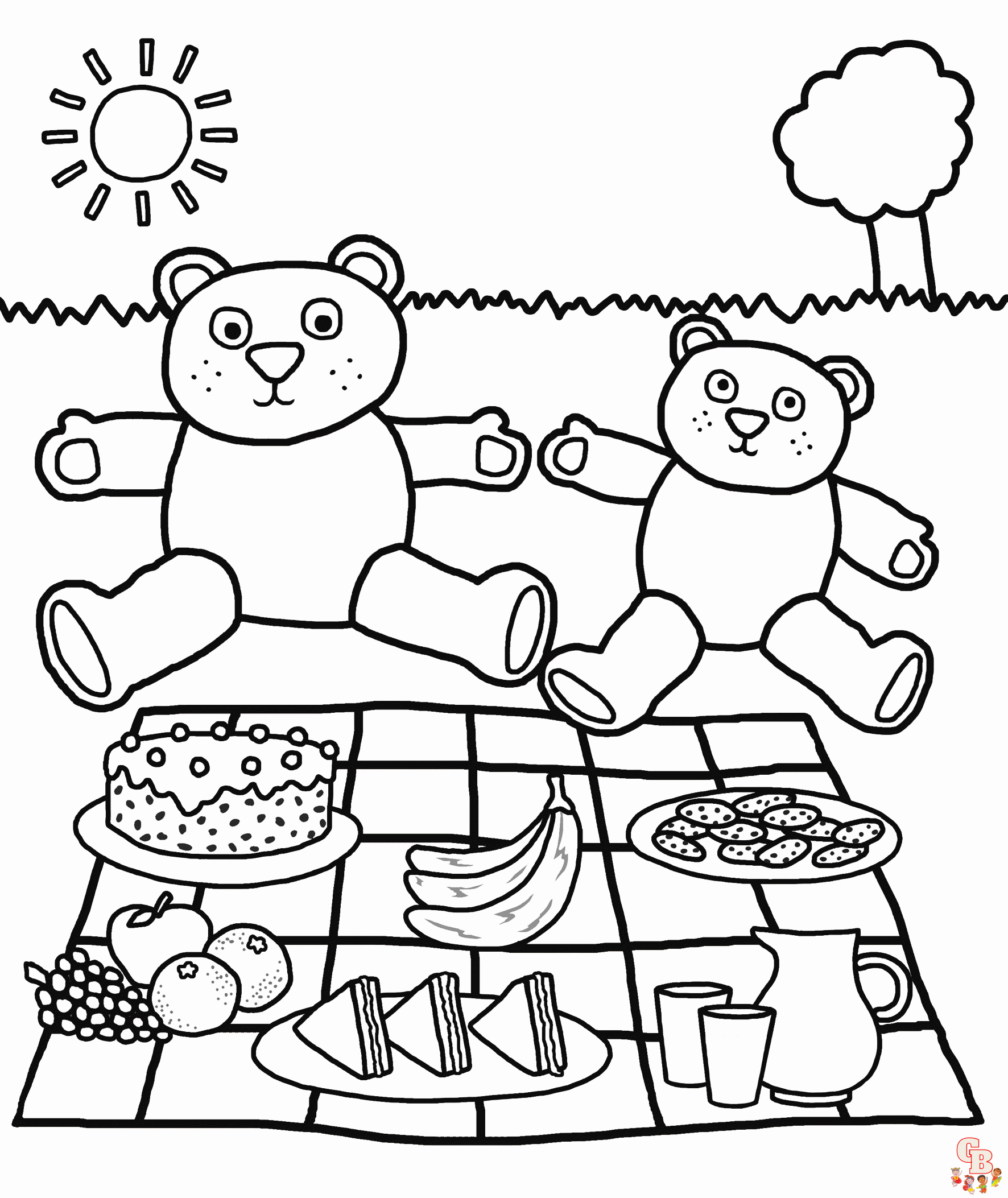 Picnic Coloring Pages19