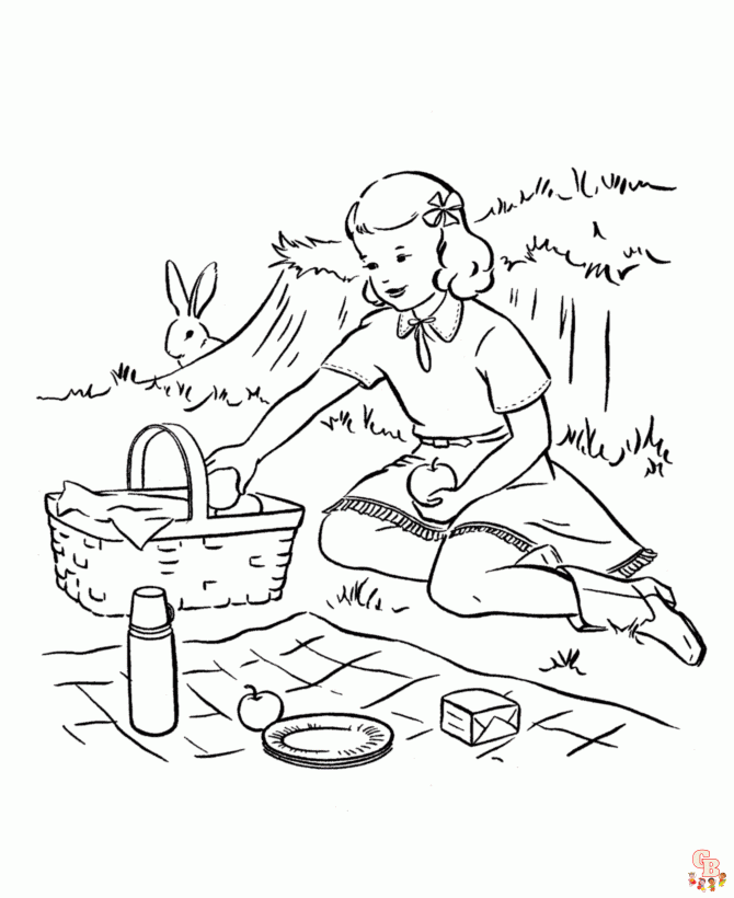 Picnic Coloring Pages21