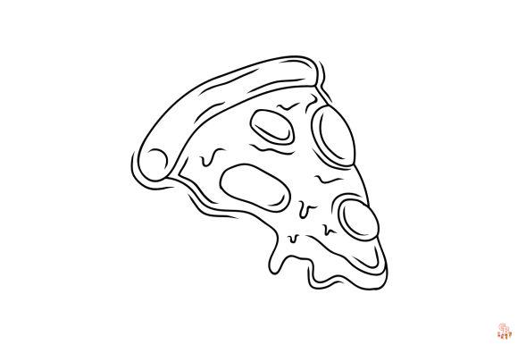 Pizza Coloring Pages 5