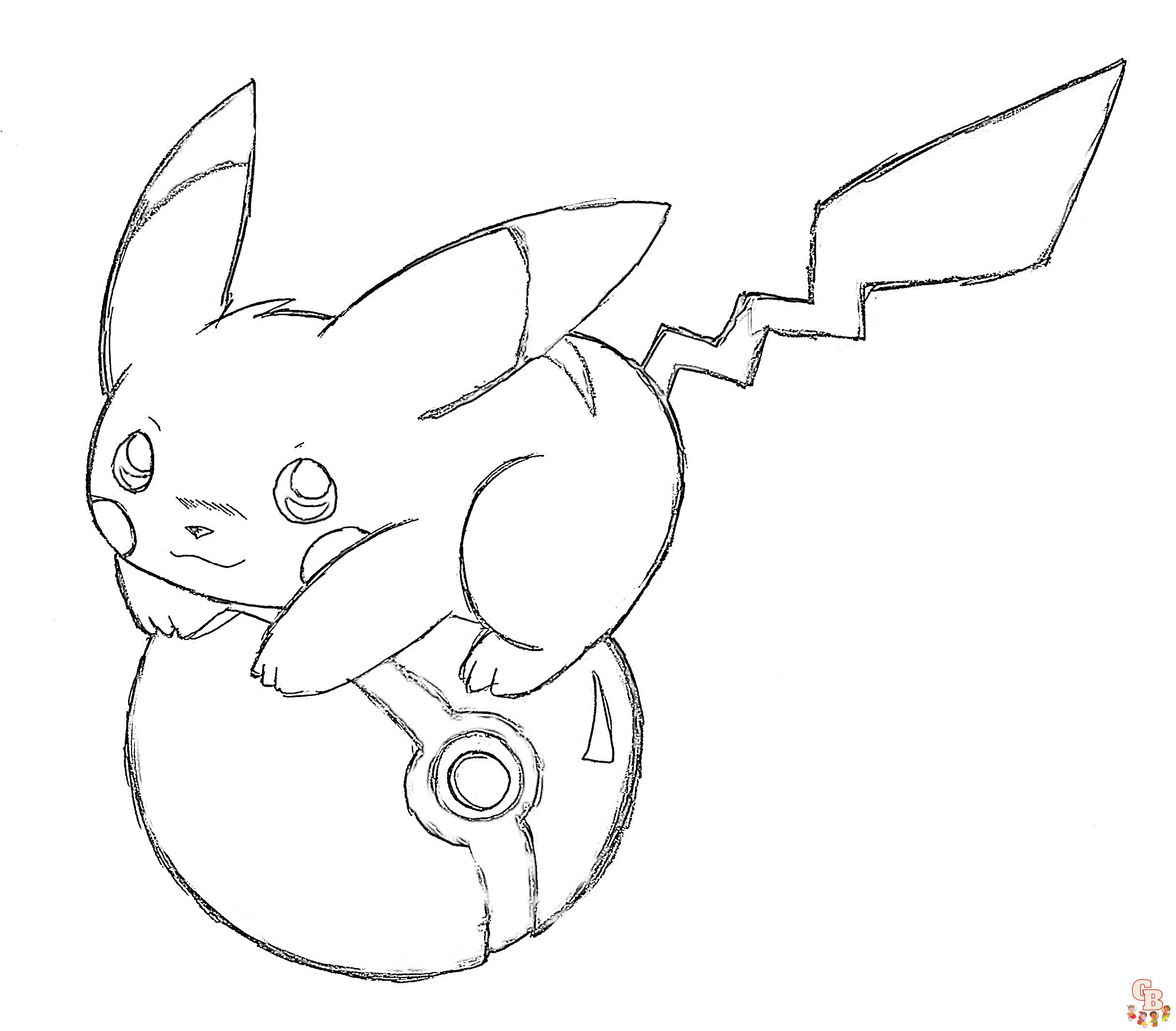 Pokemon Ball Coloring Pages