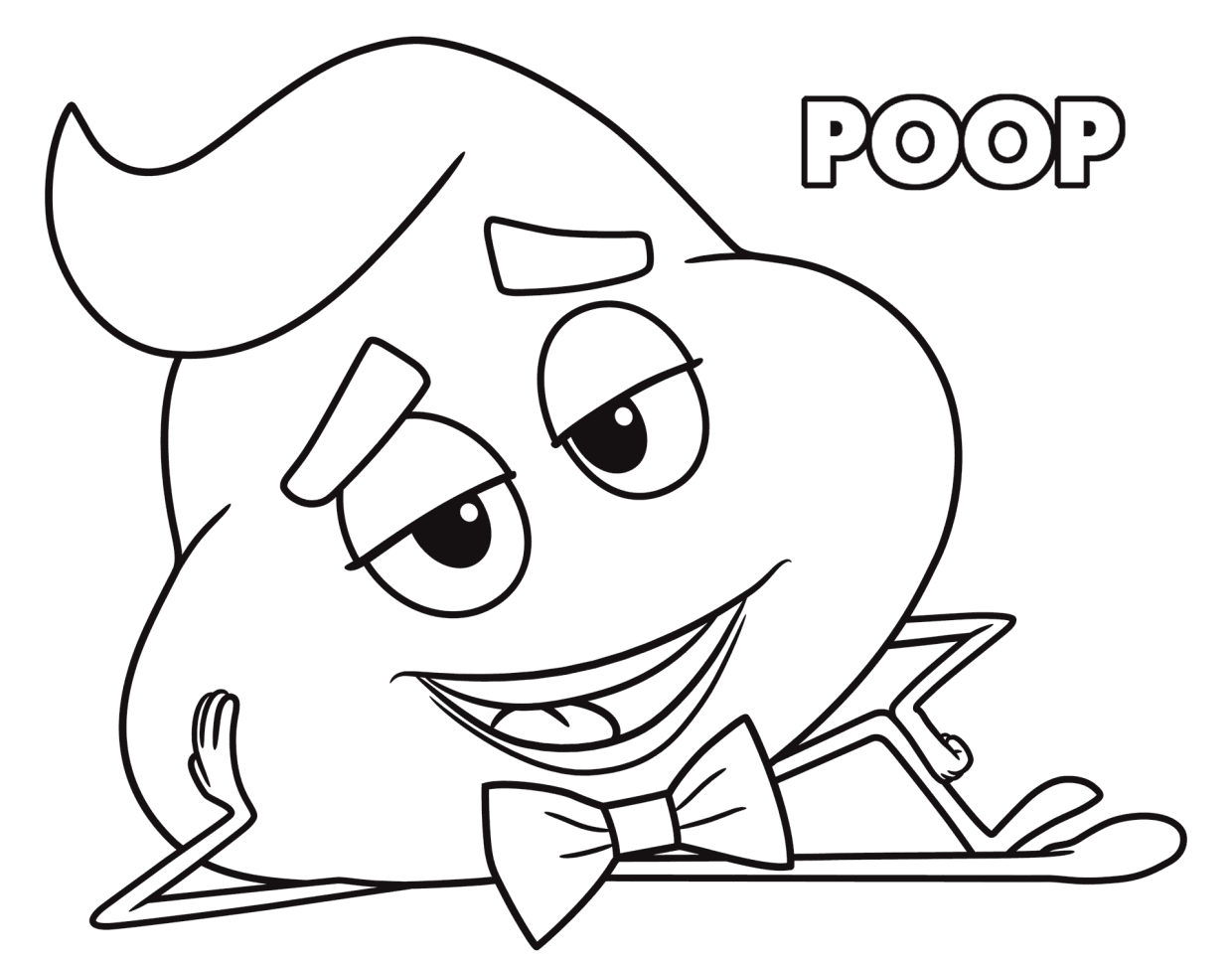 Poop Coloring Pages 4